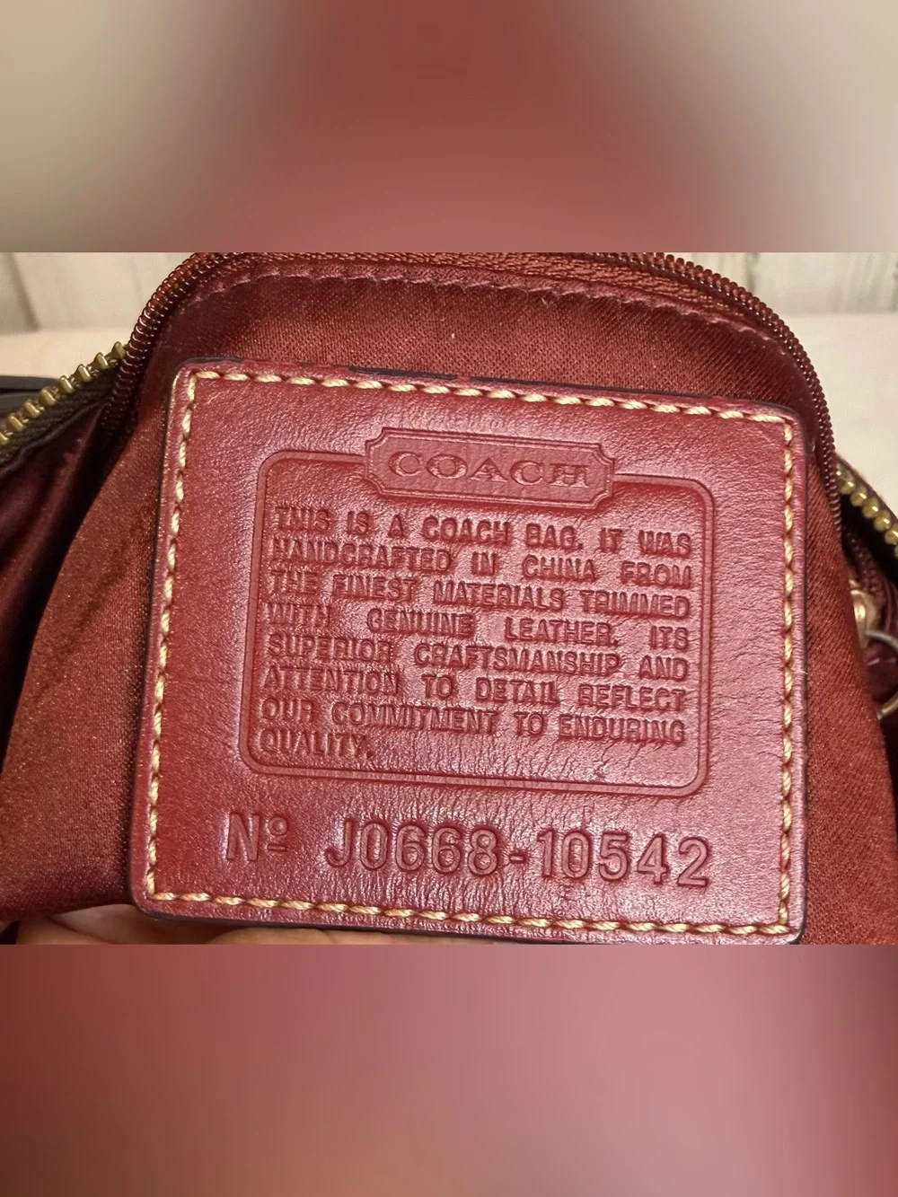 Coach vintage hamptons